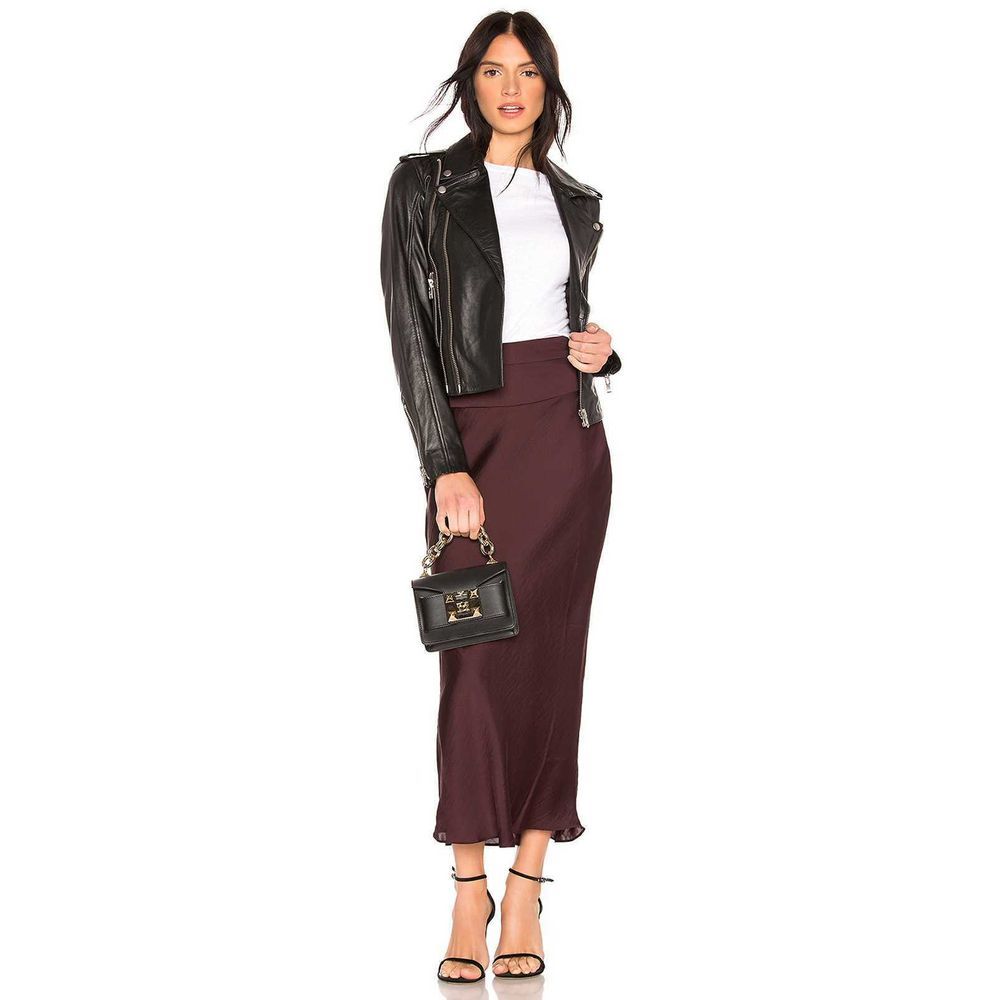 Free People Normani Bias Aline Midi Skirt